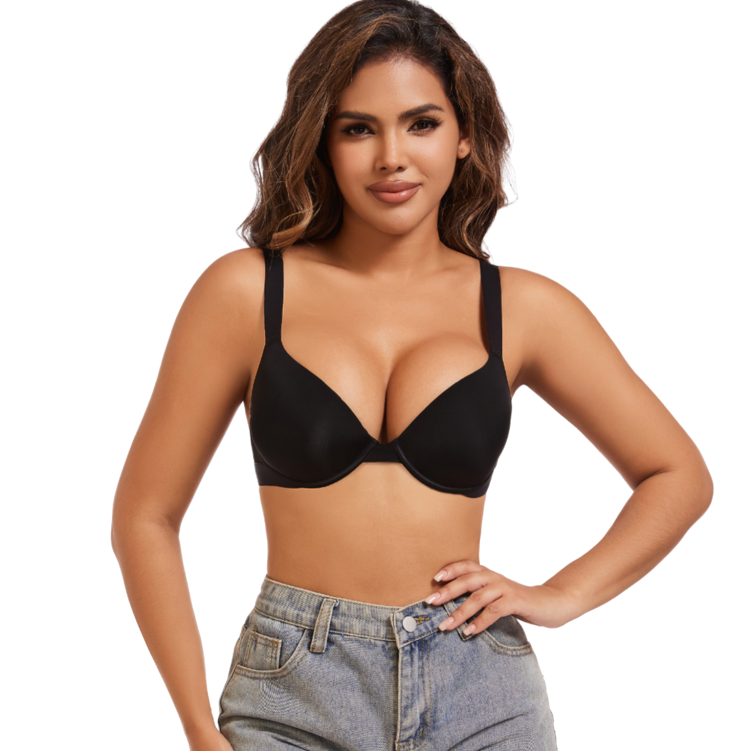 Elena™ - Super Push-Up BH mit tiefem Ausschnitt