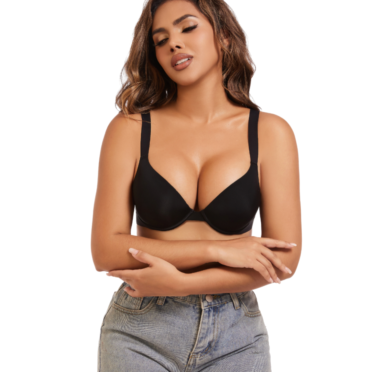 Elena™ - Super Push-Up BH mit tiefem Ausschnitt