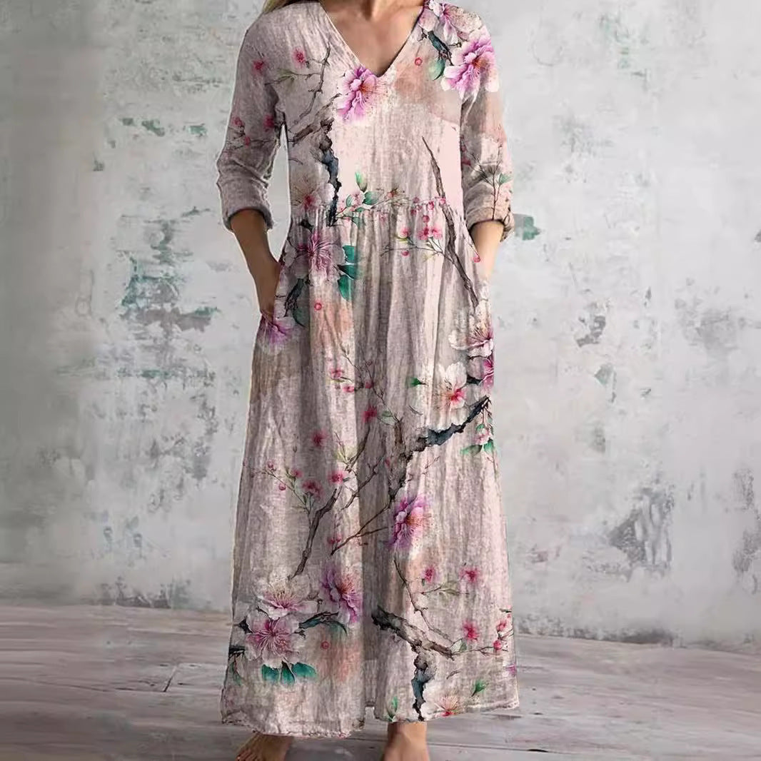 Aisling™ - Elegantes Sommerkleid aus hochwertigem, blumigem Stoff