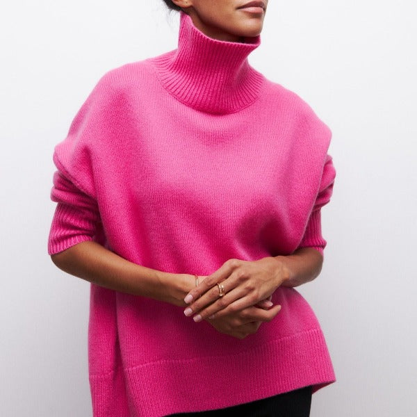 Romy™ | Trendige Oversized Rollkragenpullover für kalte Tage