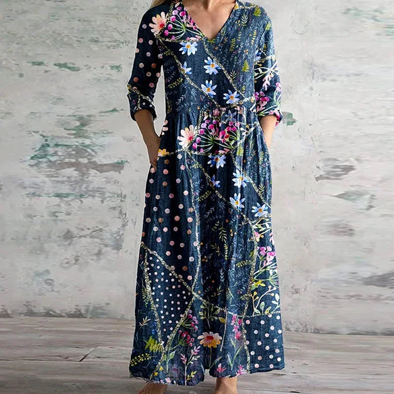 Aisling™ - Elegantes Sommerkleid aus hochwertigem, blumigem Stoff