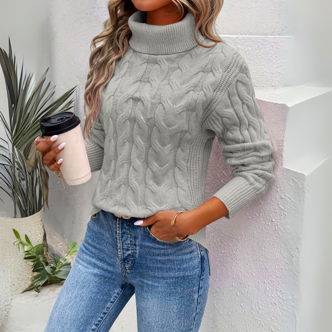 Giorgia™ | Wärmender gestrickter Rollkragenpullover für Damen