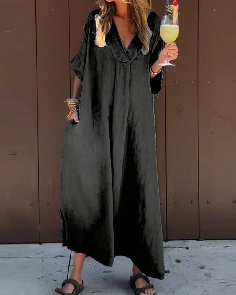 SAENE - LÄSSIGES KLEID AUS BAUMWOLLE