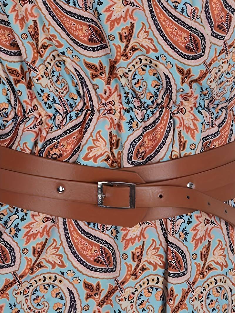 Sommer - Blumiges Maxikleid für Frauen