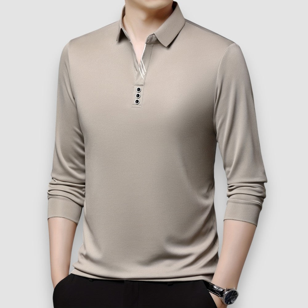 Enzo | Langärmliges Business-Polo-Shirt
