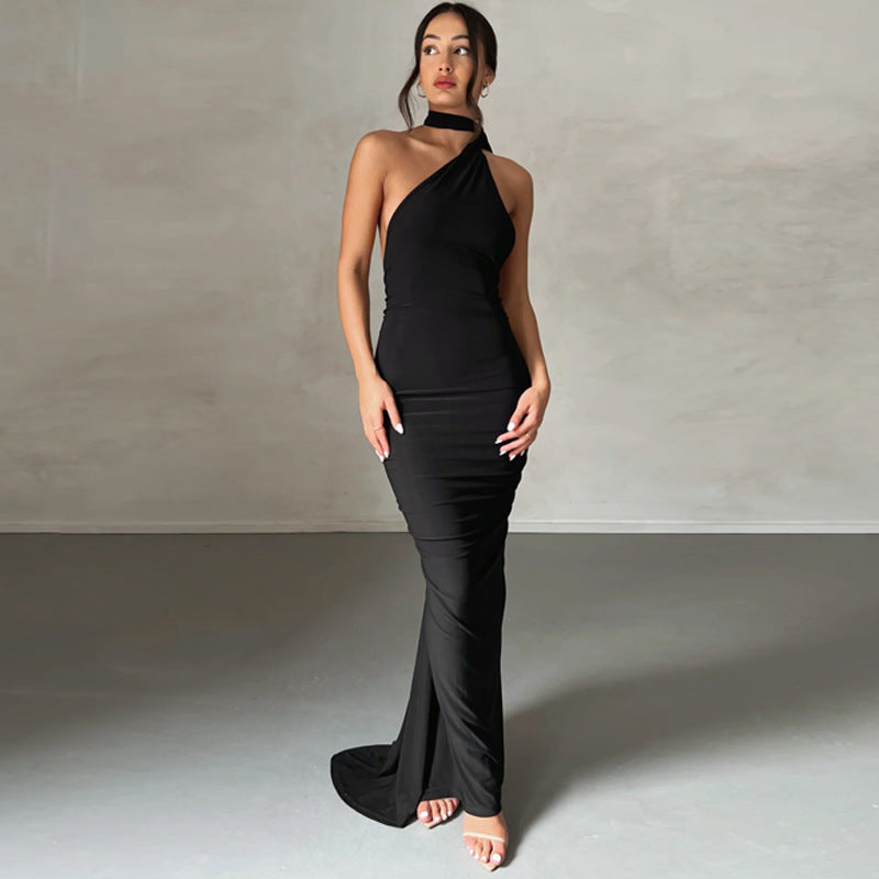 Klara - Sexy Rückenfrei Slim Fit Ärmellos Elegantes Abendkleid