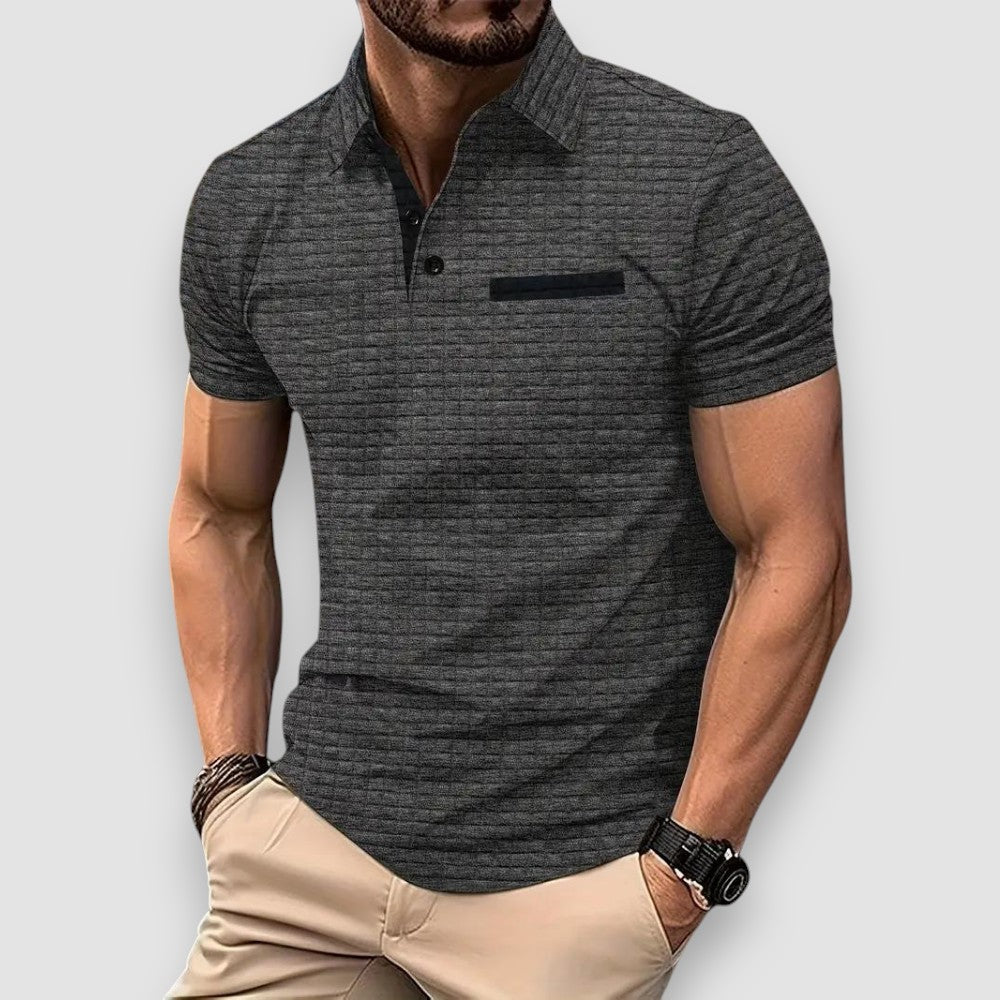 Lumier | Gemustertes Polo-Shirt