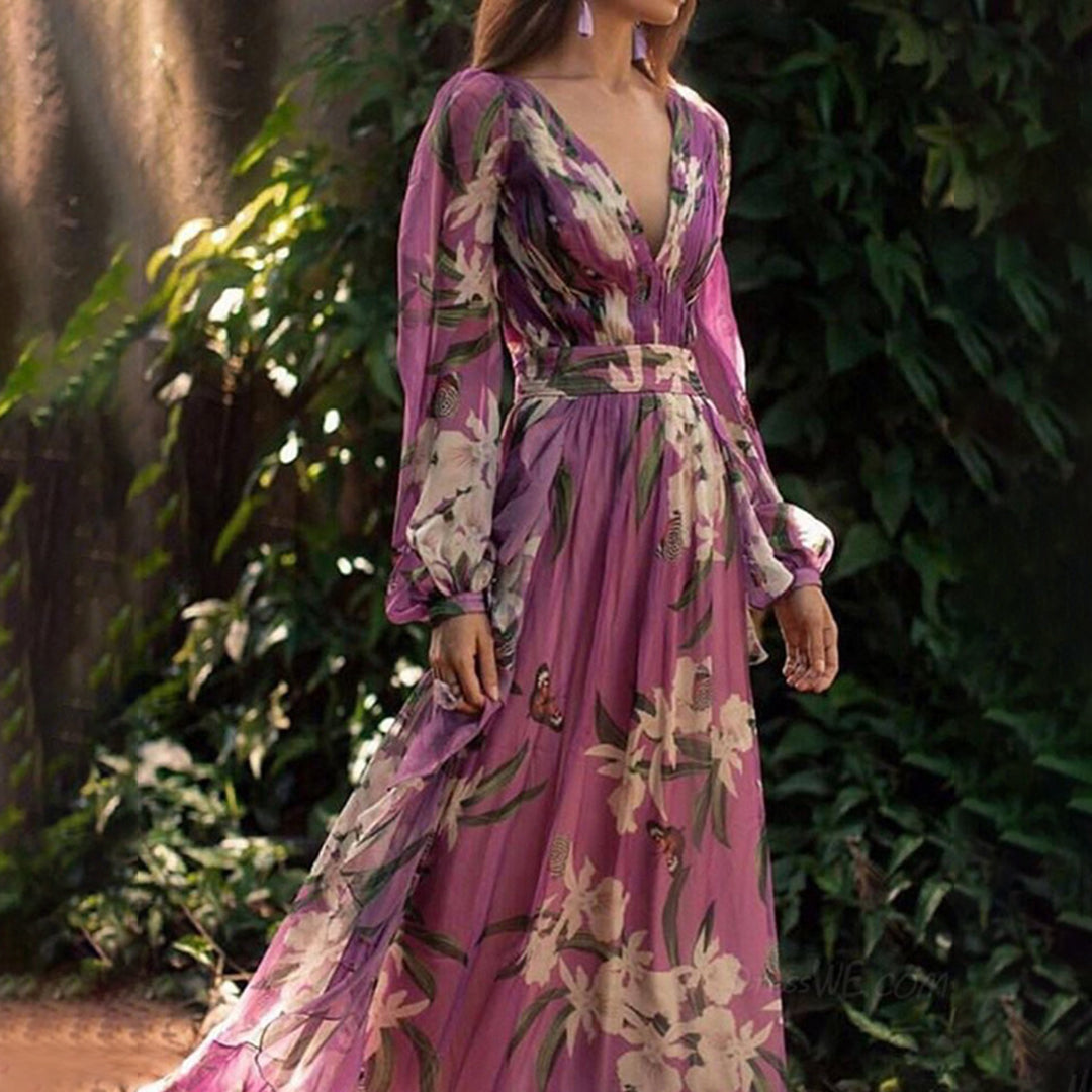 Nyla - Hochwertiges Elegantes Maxikleid Mode für Frauen