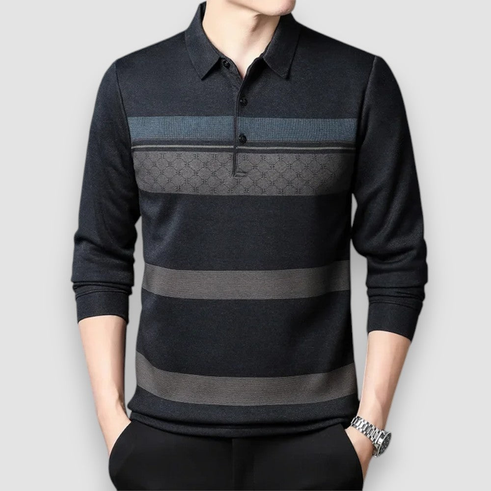 Browny | Gestreiftes Polo-Shirt